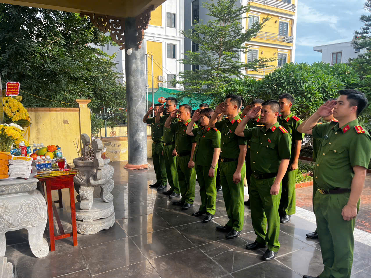 Phân trại tạm giam Thủy Nguyên (Trại tạm giam số 1) tổ chức hoạt động tri ân các anh hùng liệt sĩ